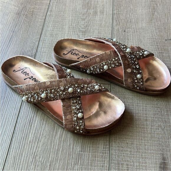 Free People Moon Child Embellished Sandals US 10 - Picture 3 of 8